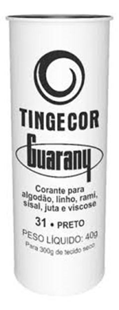 TINGECOR GUARANY PRETO 40G