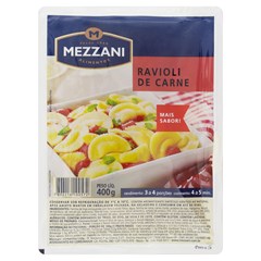 RAVIOLE MEZZANI CARNE 400G