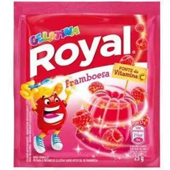 Gelatina po royal framboesa 25g