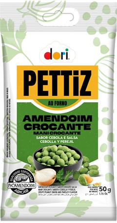 SALG.AMENDOIM DORI PETT.CROC.CEB.SA.50G
