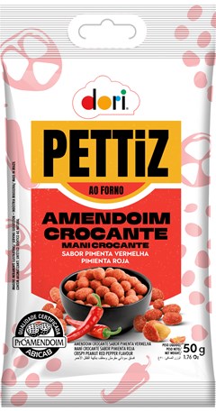 SALG.AMENDOIM DORI PETTI.CROC.PIM.VM.50G