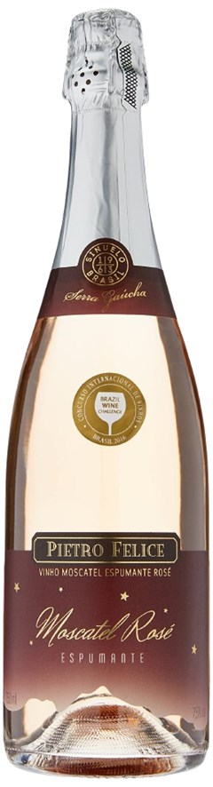 BEB.VINHO ESP.PIETRO.FEL ROSE MOSC 750ML