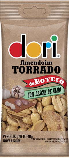 SALG.AMENDOIM BOTECO LASCAS ALHO 40G