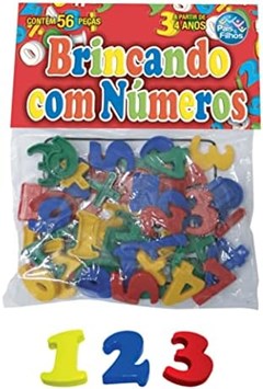 BRINQ.PEDAG.BRINC.C/NUMEROS SOLAPA 62PCS