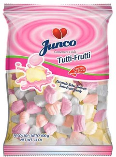 BOMB.BALA ANIVER.JUNCO TUTTI FRUTTI 400G