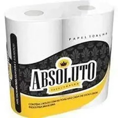 PAPEL TOALHA ABSOLUTO C/2UN 60MT