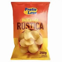 Salgadinho batata ondulada rustica-pratic leve 250g