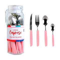 CONJ.TALHER CAPRESE ROSA SOFT 12PCS