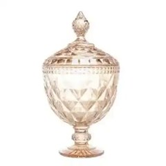 POTICHE LYOR CRIST.C/PE DIAM.AMB.15X28CM