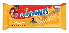 BISC.WAFER FUTURINHOS LARANJA 80G