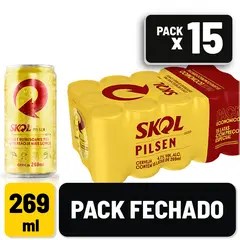 BEB.CERVEJA SKOL LTA.269ML C/15
